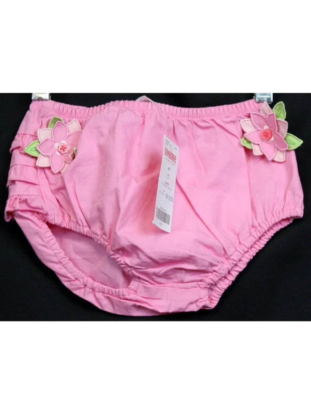 NWT 2006 Gymboree Island Fun Pink Bloomers Diaper cover Flowers sz 2T Ruffles